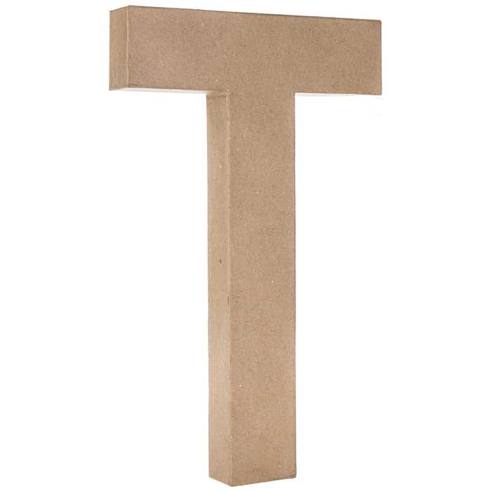 Paper Mache Letter T 16" Hobby Lobby 1058908